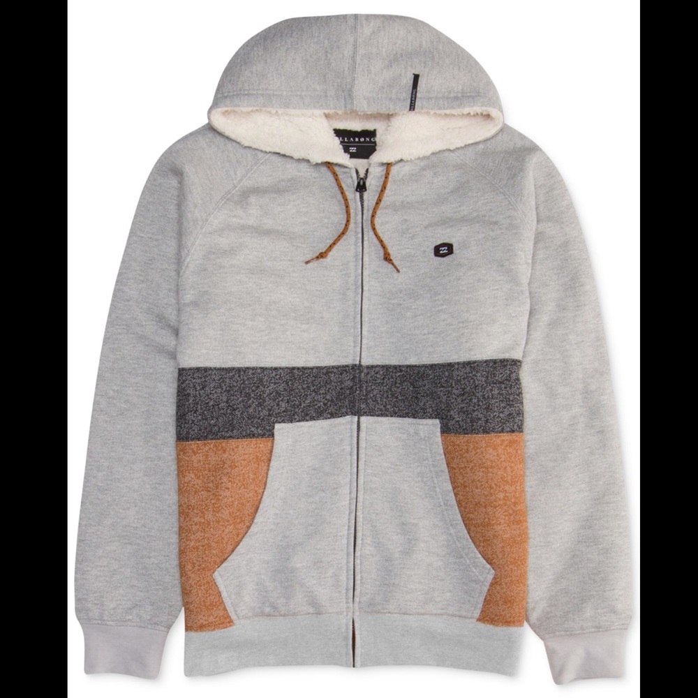 MENS BILLABONG ZIP UP HOODIE
